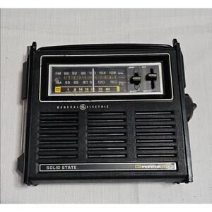 Vtg General Electric GE AM/FM Solid State Radio Band‎ Selector Squelch 72914A